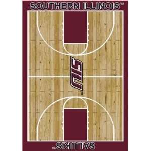  Southern Illinois Saluki College Basketball 7X10 Rug From 