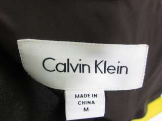 CALVIN KLEIN Brown Long Sleeve Jacket Coat Sz M  