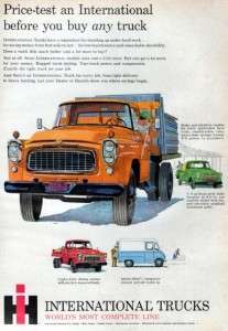 1959 International Pickup & Stakebed Truck Original Ad  