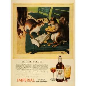  1944 Ad Hiram Walker & Sons Imperial Blended Whiskey 