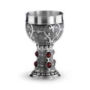  SKS Pewter Rubin wine chalice