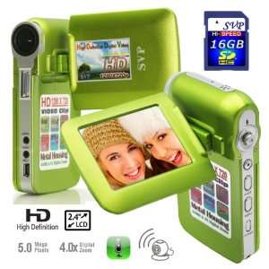  SVP T100 Green True High Definition 1280x780p Pocket Size 