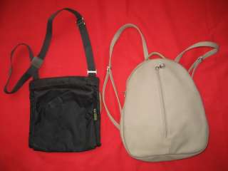 Lot of 2 Mandarina Duck Backpack & Shoulder Bag Purse    