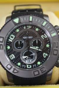 Invicta Sea Hunter Pro Diver Chronograph Black Watch 0413 Full Sized 