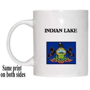    US State Flag   INDIAN LAKE, Pennsylvania (PA) Mug 