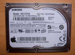 Samsung HS12YHA 120GB HDD iPod Classic Zune New 1 yr Warranty  