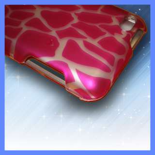 PINK GIRAFFE 2D HARD Case Cover iPod Touch 4 4th Gen  