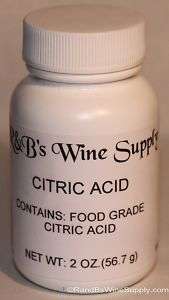 CITRIC ACID for Wine Making, 2 oz. Package  