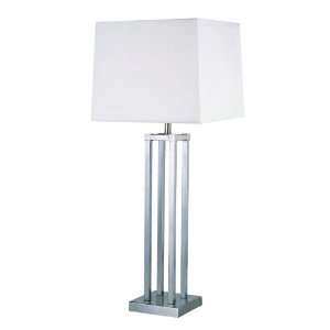  Rtl 8307 1 light Table Lamp, Brushed Nickel