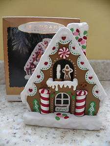   Gingerbread Fantasy House Man Magic Light Christmas Ornament  
