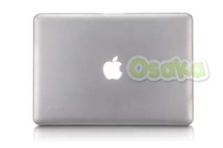 OSAKA Rubberized CLEAR Case Cover for Macbook Pro 13  