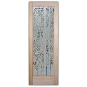 Interior Doors with Glass Frosted Etched Design French Door 2/0 x 6/8 