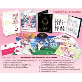Puella Magi Madoka Magica DVD / Blu ray 1 (Hyb) Limited Edition with 