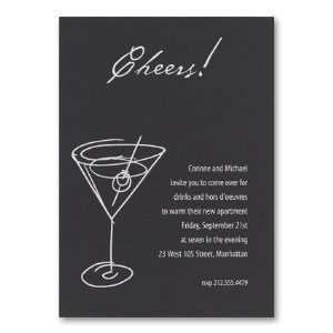 Martini Glasses Invitations