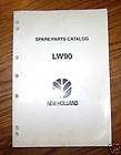 New Holland LW90 Wheel Loader Parts Catalog manual book