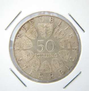 AUSTRIA 50 SCHILLING 1967 COIN JAHRE DONAUWALZER #7 »  
