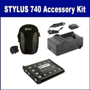 Olympus Stylus 740 Digital Camera Accessory Kit includes 