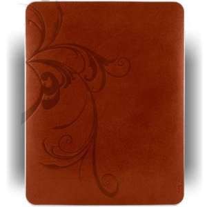  FGLSBRNZAGG63 LEATHERSkin Tan Floral iPad Electronics