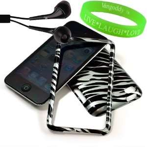 Animal Print Zebra Hard Cover for iTouch 4 Snap on Case for Apple iPod 