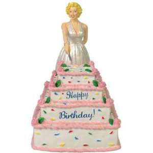  Marilyn Monroe Birthday Cake Wind up Musical Figurine 