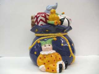 Mary Engelbreit  Christmas Toy Bag Cookie Jar  