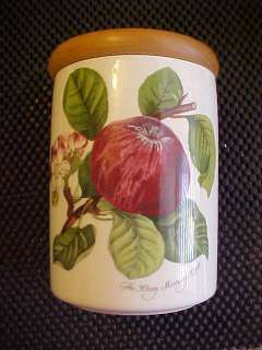 PORTMEIRION POMONA 5 Storage Jar & Lid Hoary Apple  