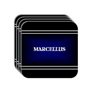  Personal Name Gift   MARCELLUS Set of 4 Mini Mousepad 