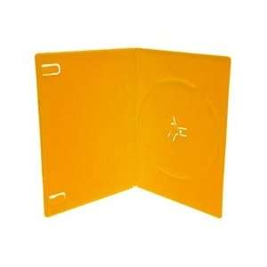 100 SLIM Solid Orange Color Single DVD Cases 7MM 