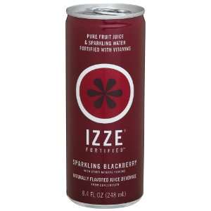 Izze Soda, Sparkling Blackberry, 8.4 oz Grocery & Gourmet Food