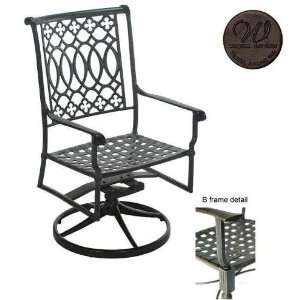  Windham Castings Elysee Swivel Dining Chair Frame Only 
