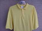 Mens Jersey Coach Polo Shirt SCOTCHGARD Yellow USA Smal  
