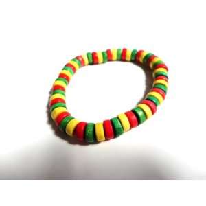 Rasta wristband Rasta bracelet (Wooden beads) Jamaica 