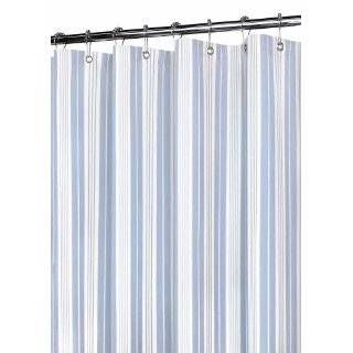   Tiles Watershed Shower Curtain, Ocean Blue/White