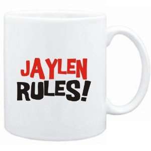  Mug White  Jaylen rules  Male Names