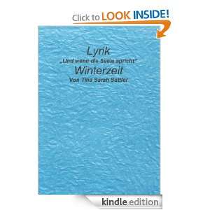Lyrik Winterzeit (Lyrik Und wenn die Seele spricht) (German Edition 