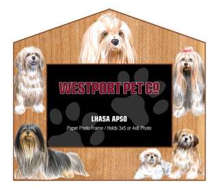 Lhasa Apso Picture Frame New  
