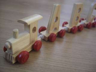 Wooden Alphabet/Letter Personalised Name Train Gift Set  