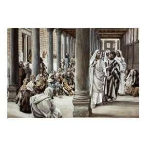  James Jacques Tissot   Jesus Walking On Solomons Porch 