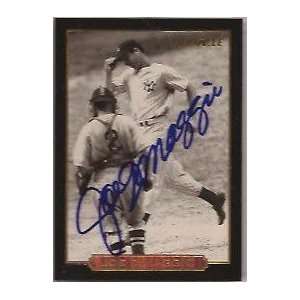  Joe DiMaggio Yankees Signed Auto Card COA Sports 