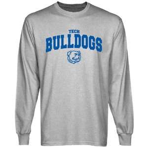  NCAA Louisiana Tech Bulldogs Ash Logo Arch Long Sleeve T 