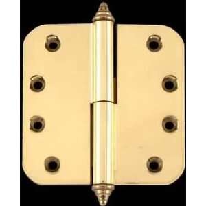   Hinges, Solid Brass 4x4 Radius LOR Decorator Tip Hinge 98110/92178