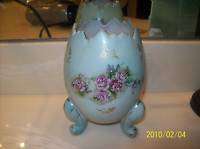 Vintage Inarco 1962 Handpainted Decorative Footed Egg  