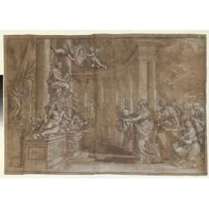  FRAMED oil paintings   Pietro da Cortona   24 x 18 inches 