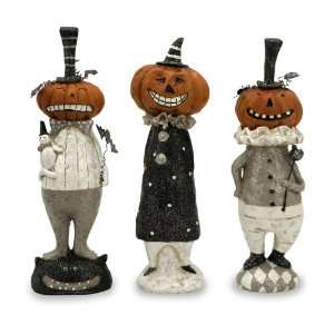 Pumpkin Head Characters   Set of 3 