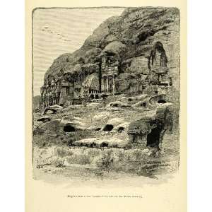   Jordan Middle Eastern Archeological Sight   Original Engraving Home