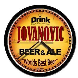  JOVANOVIC beer and ale cerveza wall clock 