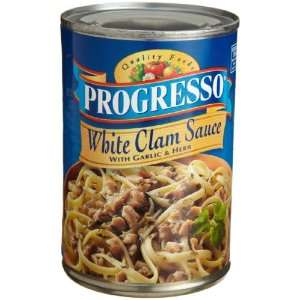 Progresso White Clam Sauce w/ Garlic & Herb, 15 oz, 6 ct  