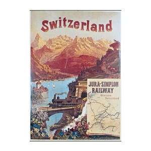  Jura Simplon Railway    Print