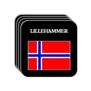  Norway   LILLEHAMMER Set of 4 Mini Mousepad Coasters 