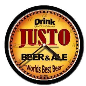  JUSTO beer and ale cerveza wall clock 